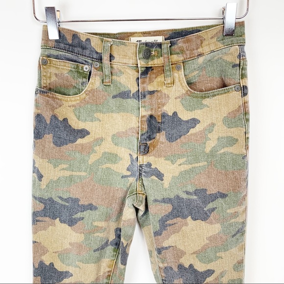 Madewell | High Rise Slim Boy Jean in Camo - Picture 7 of 14